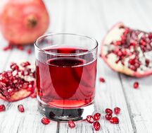 Свежевыжатый гранатовый сок
