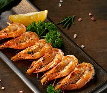 Шашлычок из креветки