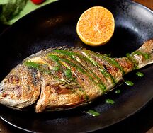 Дорадо на гриле