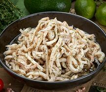 Кальмар в масле с зеленью