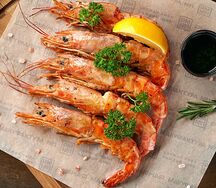 Аргентинские креветки на гриле