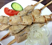 Шашлык из куриной грудки