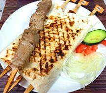 Шашлычный конверт из куриной грудки