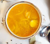 Суп-лапша Домашняя с яйцом
