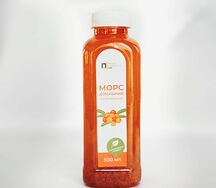 Морс облепиховый собственного приготовления