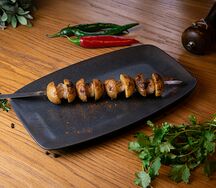 Печеный картофель с курдюком