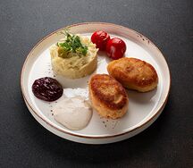 Котлеты из индейки с картофельным пюре