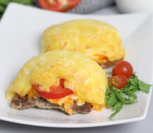 Свинина, запеченная с овощами