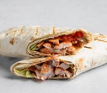 Шаурма с креветками