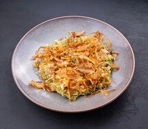 Пирог Окономияки с курицей