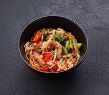 Вок курица в кисло-сладком соусе