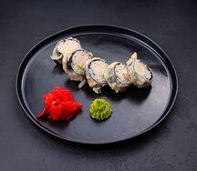 Жареный хендролл с крабом