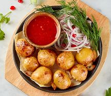 Картофель с курдюком