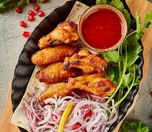Шашлык из куриных крылышек