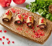 Рулетики из баклажанов