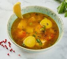 Уха по-царски из лосося