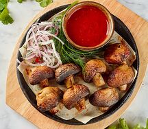 Шашлык из шампиньонов