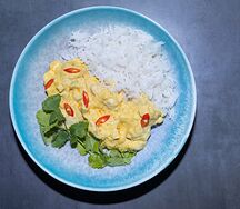 Курица карри с рисом