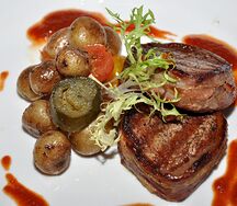 Миньоны с картофелем черри