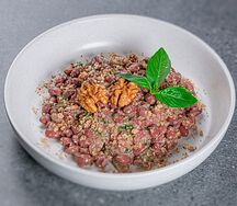 Салат фасоль с орехом по-грузински