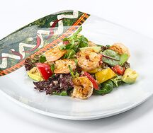 Салат Креветки и киноа