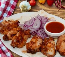 Шашлык из куриных крылышек