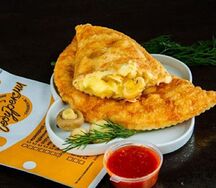 Чебурек с картошкой и шампиньонами