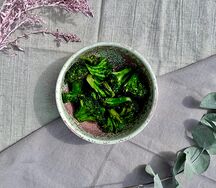 Брокколи с оливковым маслом и чесноком