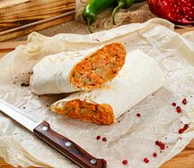 Шаурма куриная на углях