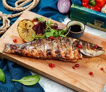 Форель на мангале