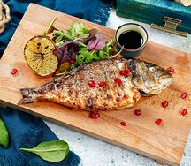 Дорадо на мангале