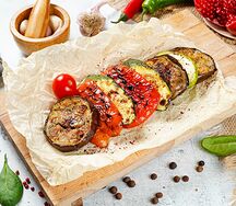 Овощи-микс на углях