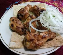 Шашлык из куриных крылышек