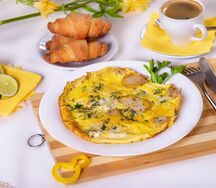 Омлет с курицей
