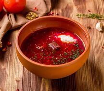 Борщ с говядиной