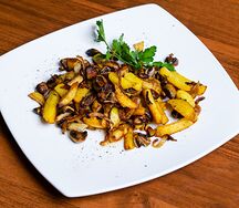 Картошка, жаренная с грибами