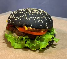 Middle Burger Black