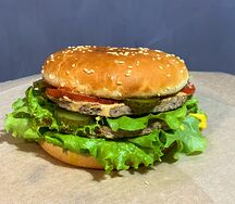 Double Burger White