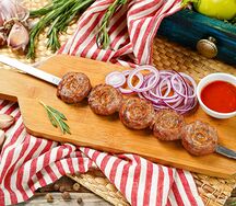 Шашлык из говяжьего рулета
