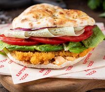 Фокаччини с курицей