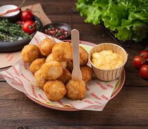 Куриные шарики с соусом