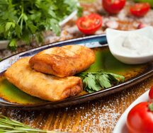 Блины с мясом