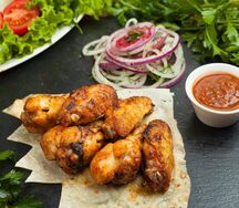 Шашлык из куриных крылышек