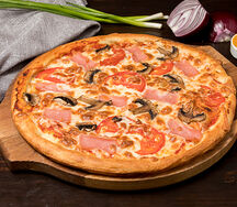 Пицца с ветчиной