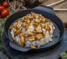 Курица терияки с рисом