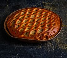 Пирог с курицей и грибами