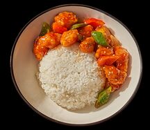 Рыба в кисло-остром соусе с рисом
