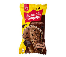 Зс мороженое в вафельном стаканчике Шоколадный пломбир и Брауни