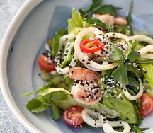 Салат с морепродуктами