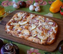 Пицца Индейка с яблоками